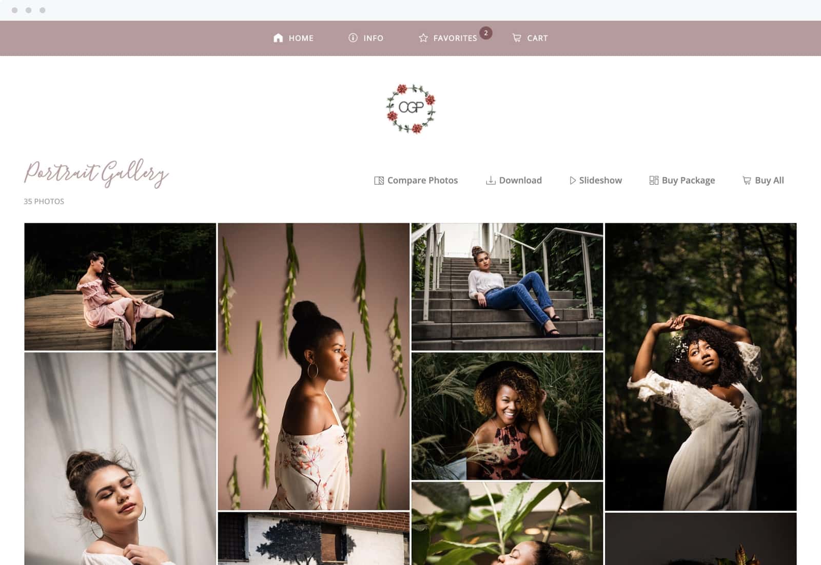 Top online photo gallery provider shootproof